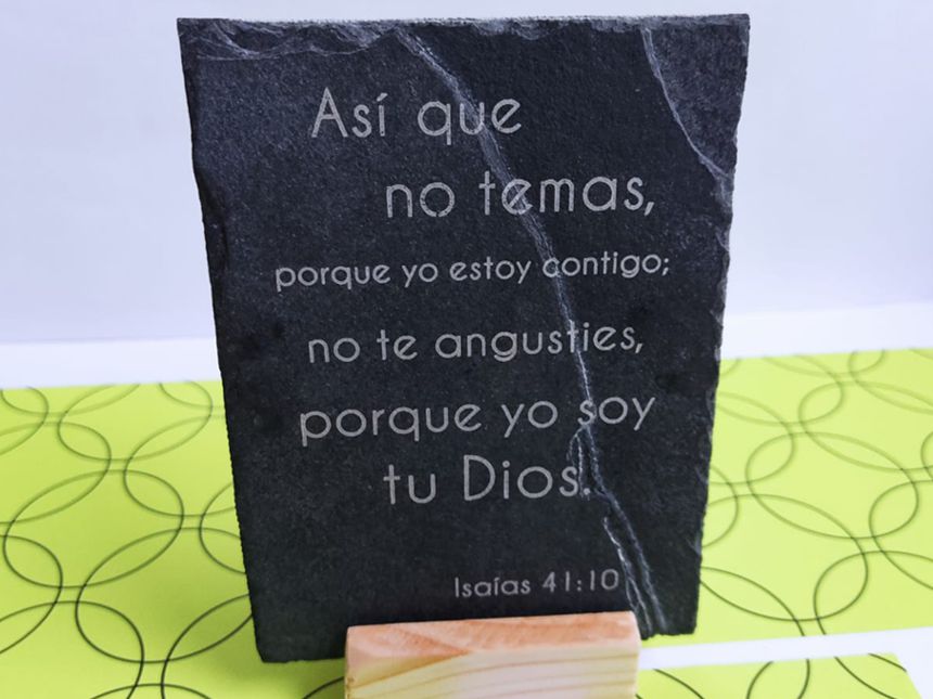 Spanish bible verse Isaías 41:10 No temas porque Yo estoy 